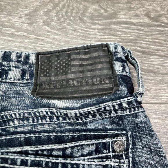 Affliction Men's ACE Jeans Size 30 (32x33 Actual) Distressed Thrashed Grunge - Picture 13 of 16